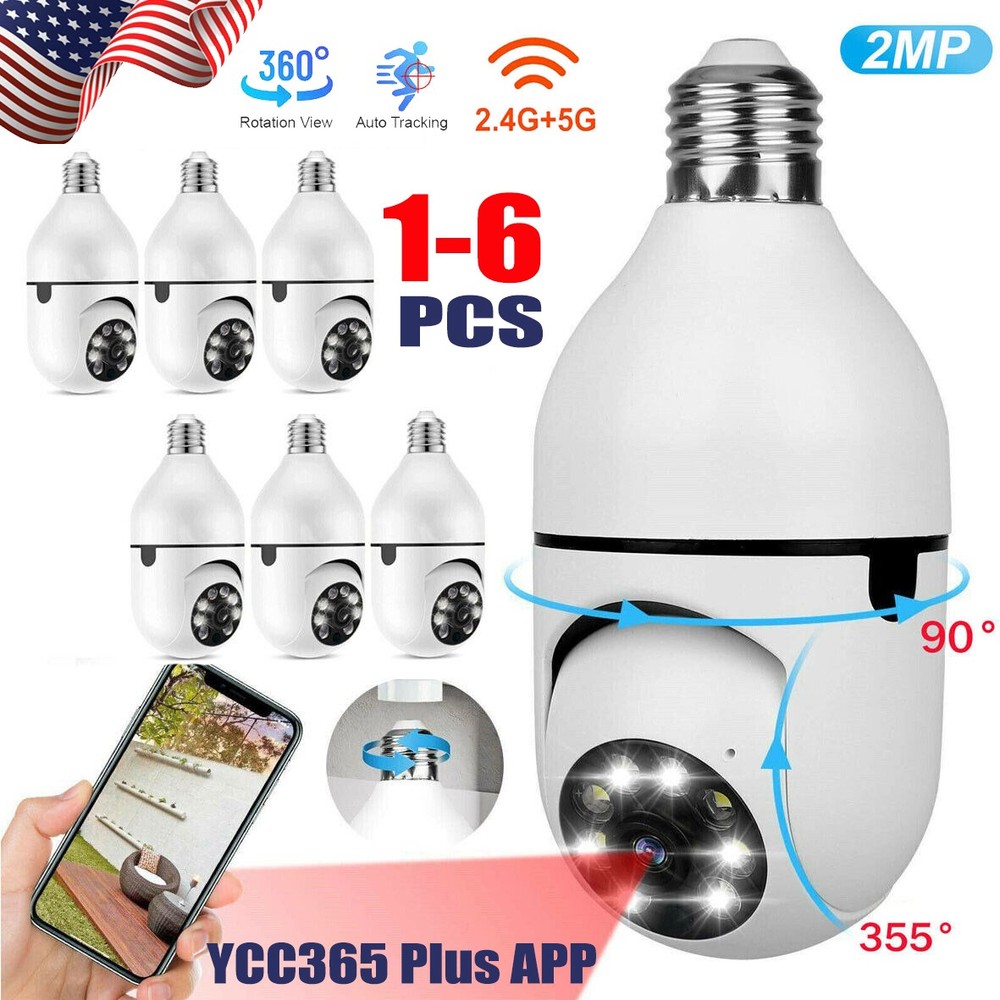 5G/2.4G Wifi Wireless Security Camera System Outdoor Home Night Vision 1080P Lot