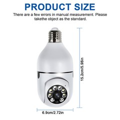 ✅Wireless Security Camera System Indoor Home 2.4G Wifi Night Vision Cam 1080P HD