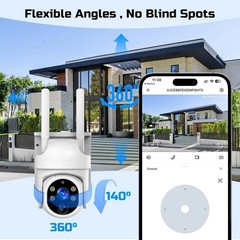 4G LTE Cellular Security Camera No WiFi Solar Outdoor Night Vision With SIM Card