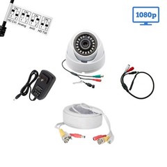 1080P HD Dome Camera with CCTV Microphone Video and Audio Surveillance