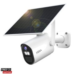 4G LTE Cellular Security Camera Wireless Outdoor,Built-in SIM Card No WiFi,2K…