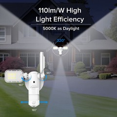 SANSI 4000lm LED Security Light Dusk to Dawn Light Sensor 30W (400W Equiv.) ETL
