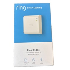 NEW RING SMART LIGHTING RING BRIDGE WHITE WORKS WITH ALEXA NEW SEALED BOX