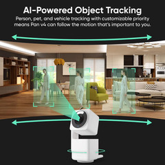 Wyze Cam Pan v4 4K UHD Indoor/Outdoor Plug-In Pan & Tilt Security Camera