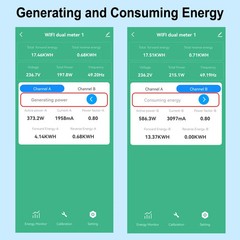 Tuya WIFI Smart Energy Meter AC100-240V CT Clamp App Control 80A Power Monitor E