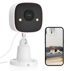 Indoor 3MP WiFi Security Camera with Motion Detection Color Night Vision Outdoor