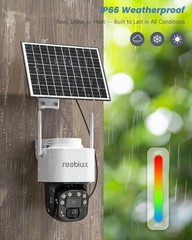 4G LTE Cellular Solar Security Cameras Wireless Outdoor, No WiFi Security Cam…