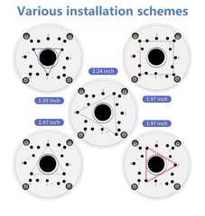 Camera Junction Box Mount Bracket for Security Cameras – 10 Pack