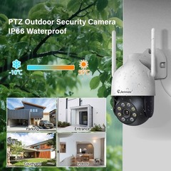 WiFi CCTV Camera Security 5MP System PTZ Outdoor Wireless Home 10CH NVR Audio
