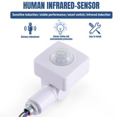 Occupancy & Vacancy PIR Infrared Sensor Light Switch Motion Detector Wall Switch