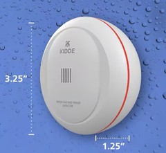 Kidde Smart Water Leak and Freeze Detector WiFi Alexa Google 60WLDR-W Lot Of 4