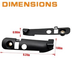 ABS Front Turn Signal Bracket Mount for Harley Road Glide FLTRX