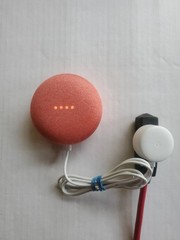 Google H0A Nest Home Mini Smart Voice Assistant W/ Power Supply Orange First Gen
