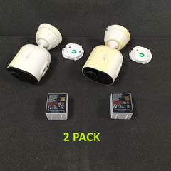 Arlo Ultra VMC5040 4K Ultra UHD Wire-Free Camera 2 PACK (ACCEPTABLE)