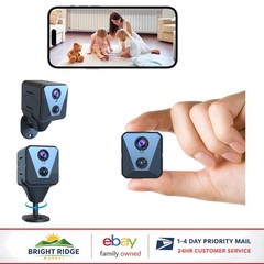 Wireless Indoor Surveillance Camera with Remote Viewing and Long Battery Life