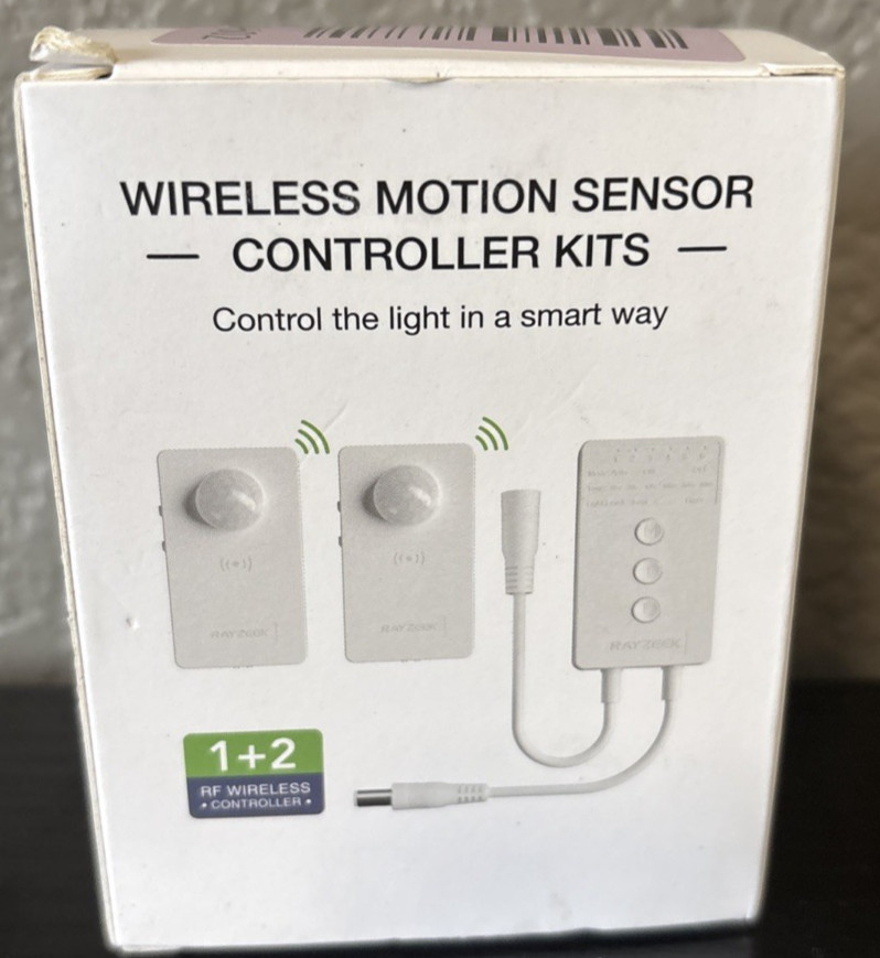 RAYZEEK RZ016A Wireless Motion Sensor Controller Kit 12/24V LED Strip Switch