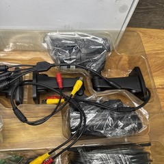 Lot of 4 Defender 21006 Wired Security Cameras + Cables, power unit. no DVR