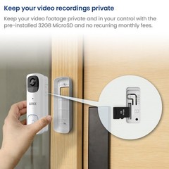 2K Wireless WiFi Smart Video Doorbell Camera | No Subscription Fee | 32GB Mic…