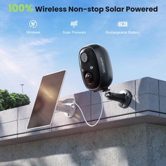 Security Cameras Wireless Outdoor, Free Cloud Storage, 2.4GHz WiFi Camera Out…