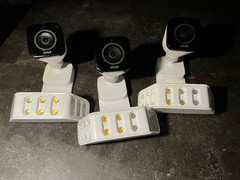 Vivint Outdoor Camera attached lights can talk back n forth