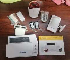 SecurityMan AIR-ALARM1 D.I.Y. Wireless Home Alarm System kit