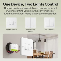 2 Pack SONOFF Dual-Load Zigbee Smart Switch Extreme Module Intelligent Control