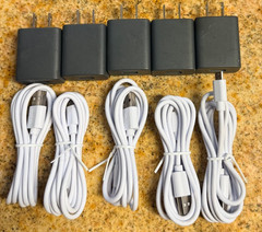 5X SimpliSafe Indoor Camera Wi-Fi HD Security Cameras & AC Power Adapter