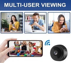 3 Mini HD Security Cameras – Easy Setup, 128GB SD Support & Wireless Convenience