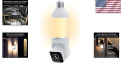 All-in-One Smart Lighting and Security Solution: Bulb Cam with Alerts & Control