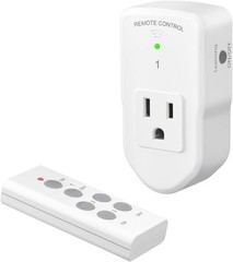 Power Outlet Wireless Control Reliable Instant Switch for Lights Fans 120V 1200W
