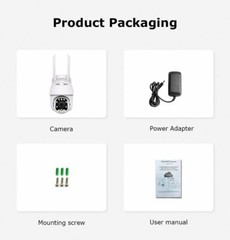 Ptz Ip Smartcamera Wifi Outdoor Wireless Security Surveillance Camera Homesafe