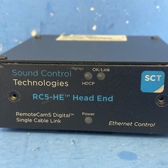 “LOT OF 3” SOUND CONTROL TECHNOLOGIES RC5-HE HEAD END REMOTECAM5 SINGLE CABLE
