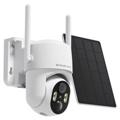 Solar Security Cameras Wireless Outdoor, Free Cloud Storage, 360° PTZ Remote …