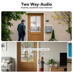 Wansview 2K Window Camera WIFI Security Camera Color Night Vision Ai Detection