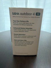 Blink Outdoor 4 XR 4-Camera Smart Security System Battery Powered *NEW SEALED*