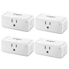 Sengled Smart Plug 4-Pack 120V 15A Mini Outlet Switch Energy Monitoring S1 WiFi