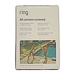 Ring Stick Up Cam, Weather-resistant, Live View, Color Night Vision -White