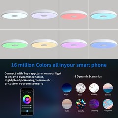 ASALL Smart 11 inches, White-Applications+Dimming Function+Bluetooth