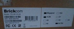 brickcom Fd301-Af 3M Hdtv H.264/Mpeg-4/Mjpeg,18Fps@2048X1536 F=4 security camera