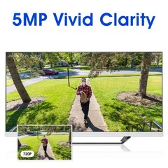 4pcs MAISI 5MP AHD CCTV Dome Camera Home Outdoor IP66 for CCTV Security