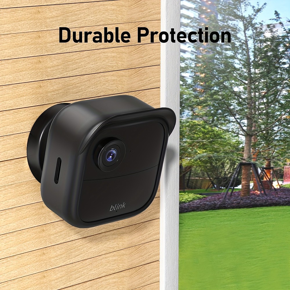 Silicone Case Cover for Blink Outdoor 4 Gen- Weatherproof Protective Skin Black
