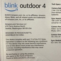 Blink Outdoor (3rd Gen) Add-On Home Security Camera