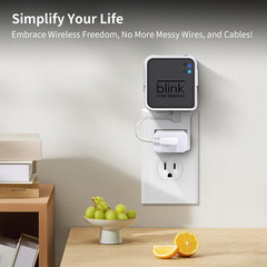 Wall Mount for Blink Sync Module 2 with Short Cable – save Space – No Messy Wire