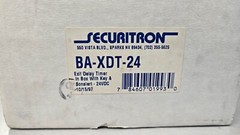 Securitron BA-XDT-12 Exit Delay Timer in Box with key and Sonalert-24vdc