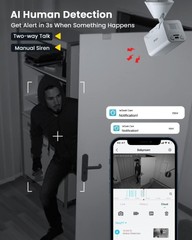 ieGeek Indoor Smart 1080P HD Security Camera Wireless Two-Way Audio Night Vision