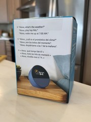 Amazon Echo Spot Smart Alarm Clock – 2024 Release, Ocean Blue