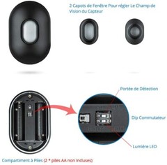 KERUI Driveway Alarm Wireless System Outdoor Motion Sensor for Home Security