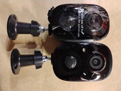 DXEES Wireless Wi-Fi IP/Network Surveillance Cameras 2-Pack Black
