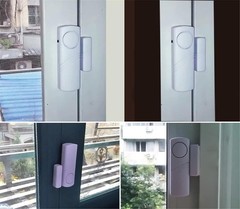 Compact 90DB Door Window Alarms – Essential Security for Homes & Kids, 3 Pack