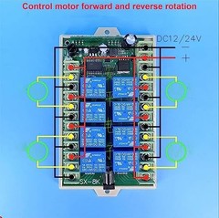 8-Channel Wireless Remote Control Switch – DC12V/24V/48V, Bidirectional Feedback